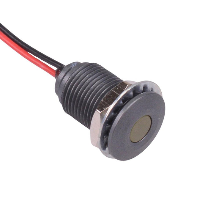 Q10F5ACXXY12E Yellow 10mm 12VDC LED Panel Indicator IP67 APEM
