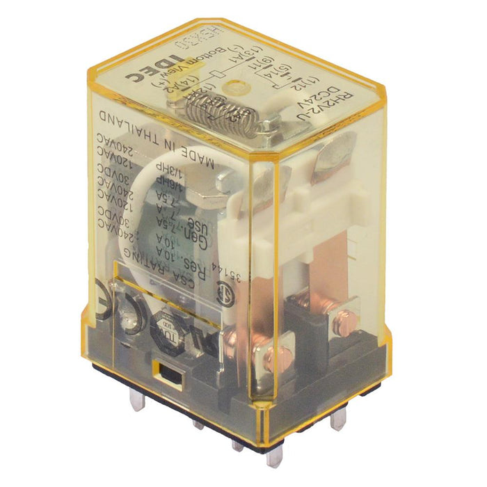 RH2V2-UDC24V 24VDC PCB Compact Power Relay 10A DPDT IDEC