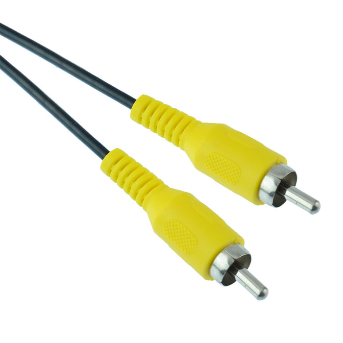 Yellow 3m Male to Male Plug RCA Phono Cable Lead
