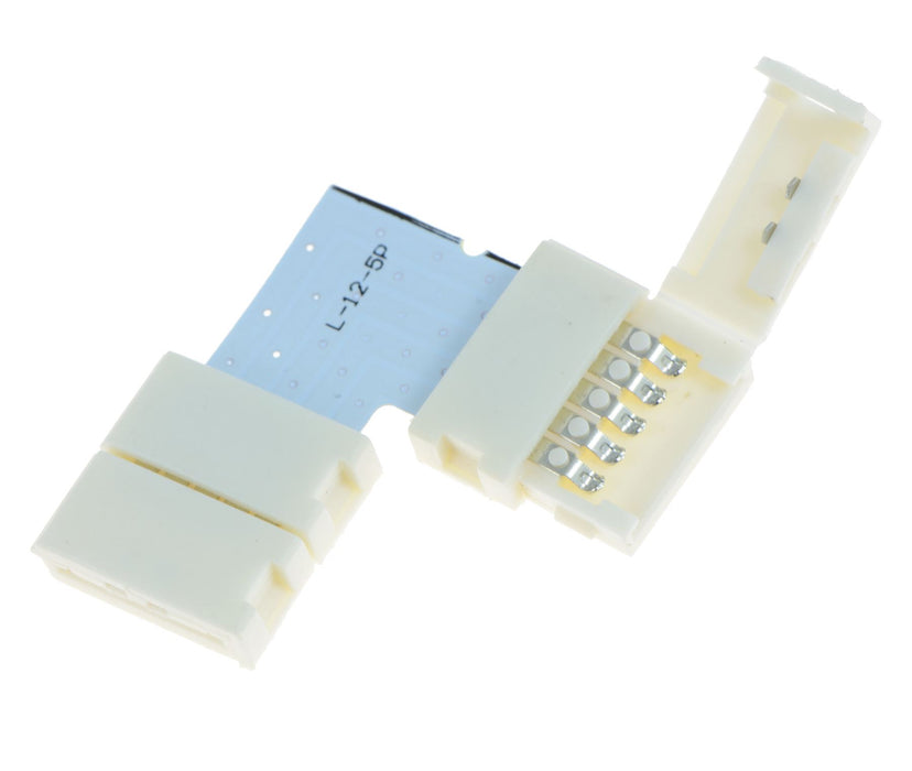 L Shape RGBW LED Strip Connector 12mm