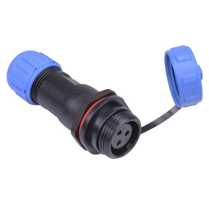 3 Pin Waterproof W13 Female Socket Cable Connector IP68