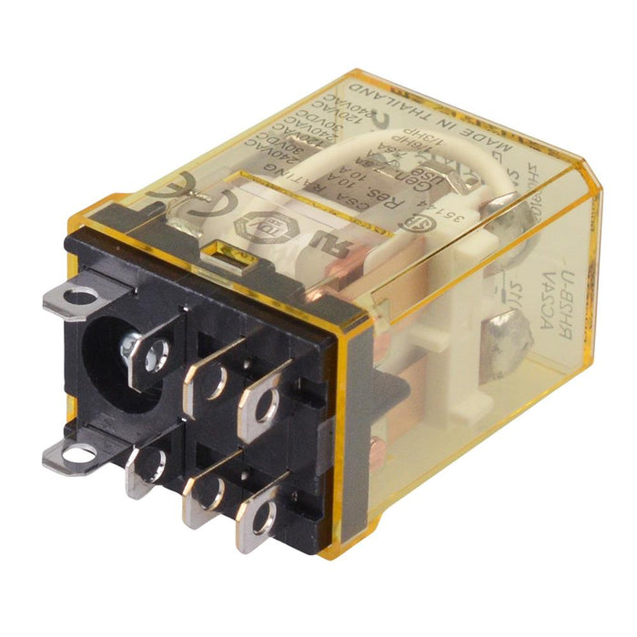 RH2B-UAC24V 24VAC Plug In Compact Power Relay 10A DPDT IDEC
