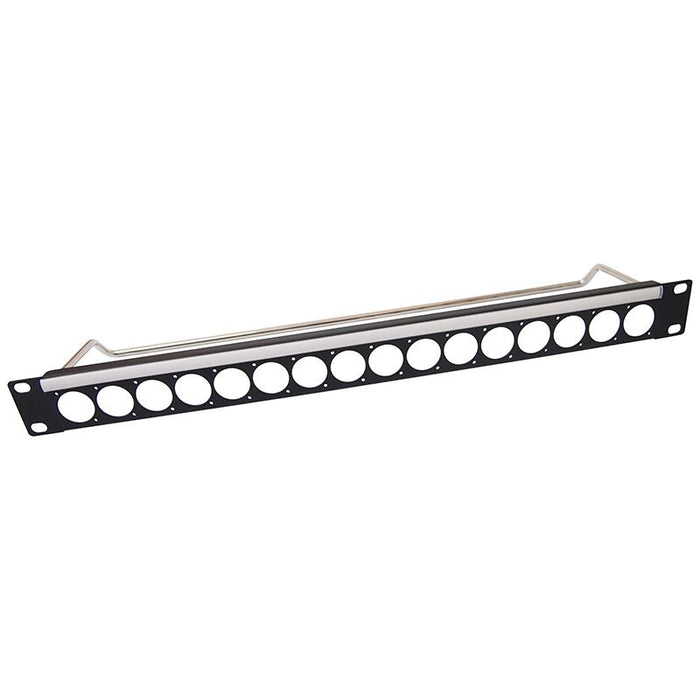 1U 16 Way XLR Feedthrough Rack Mounting Panel CP30150