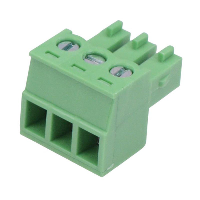 3-Way 3.81mm Right Angle Pluggable Terminal Block 8A 300V