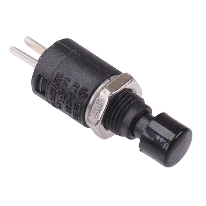 Black Off-(On) Miniature Push Button Switch SPST R13-521B
