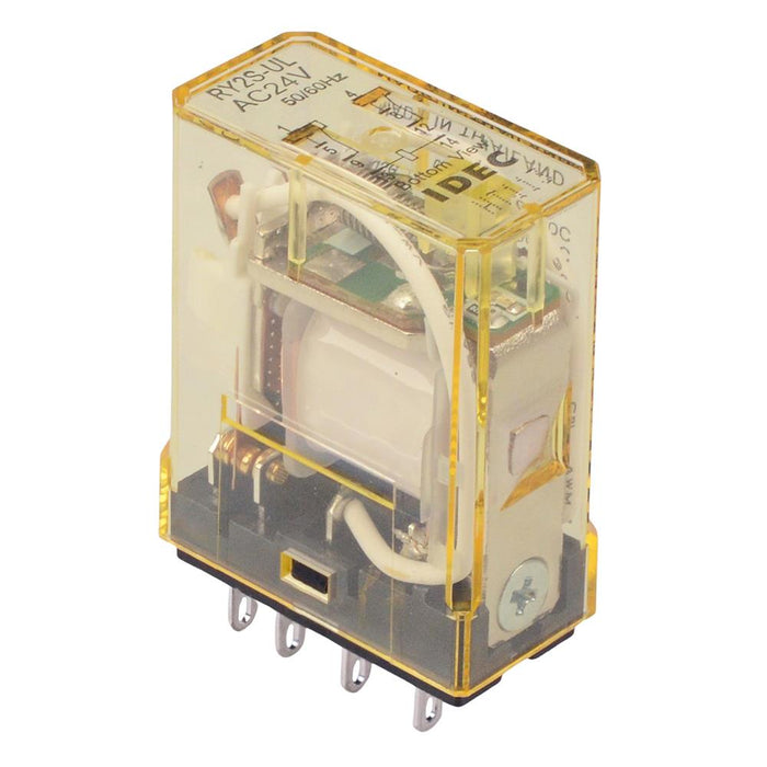 RY2S-ULAC24V 24VAC Plug In Miniature Power Relay Indicator 3A DPDT IDEC