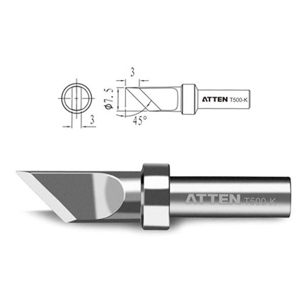T500-K 3mm Knife Soldering Iron Tip ATTEN