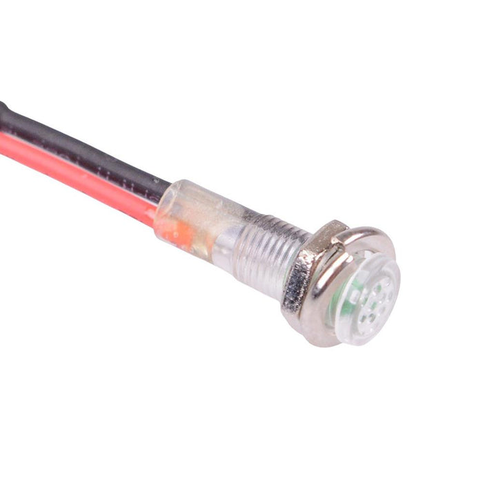 Red 12V 5.2mm Panel Indicator LED Light R9-79L-11