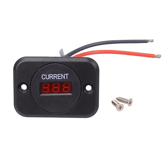Ammeter with Chassis Mounting Panel 7-33VDC A25-1BPS-BB3-R