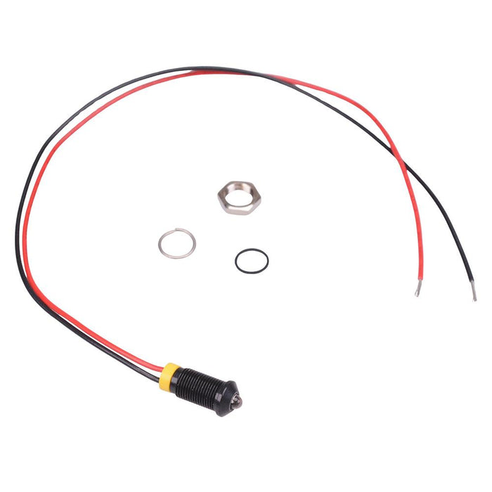 Q6P7BXXSY02E Super Bright Yellow Flush 6mm 2VDC LED Panel Indicator IP67 APEM