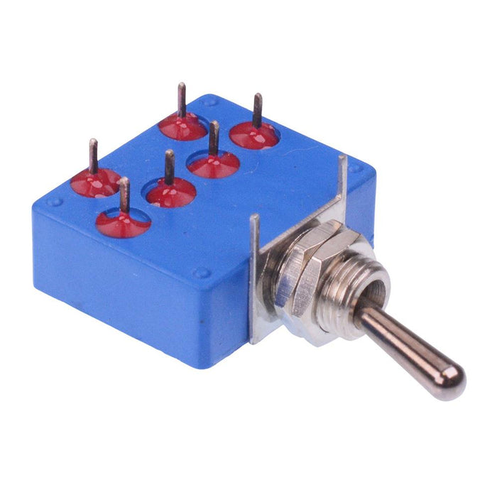 21149NA APEM On-Off-On Low Profile PCB Toggle Switch DPDT 4A 30VDC