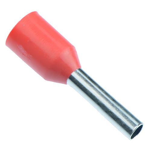 Red 1.5mm Bootlace Ferrule - Pack of 100