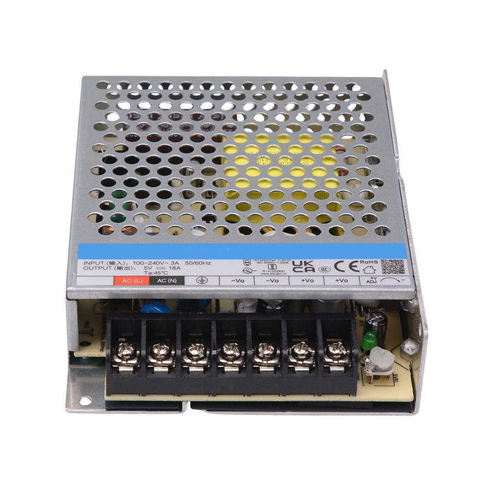 5V 18A Enclosed Switching Power Supply 90W