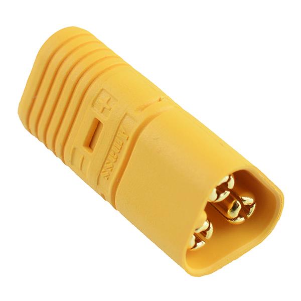 Male MT60 3 Pin Gold Plated Connector 30A Amass