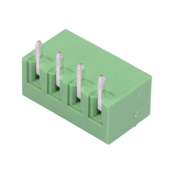 4-Way 3.81mm Horizontal PCB Header Closed Ends 8A 300V
