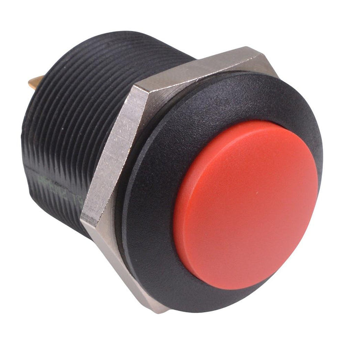 APEM FPAR1B1462X0X Red Latching Push Button Switch Round Actuator 24.2mm DPST