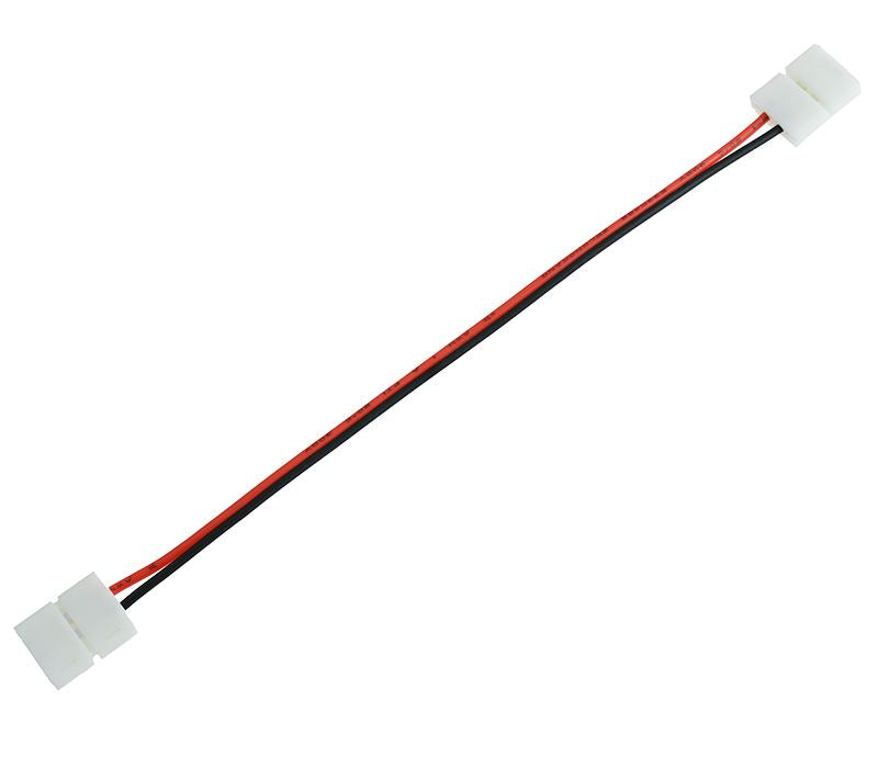 8mm 2-Pin LED Strip Connector 150mm Wire Double-Ended