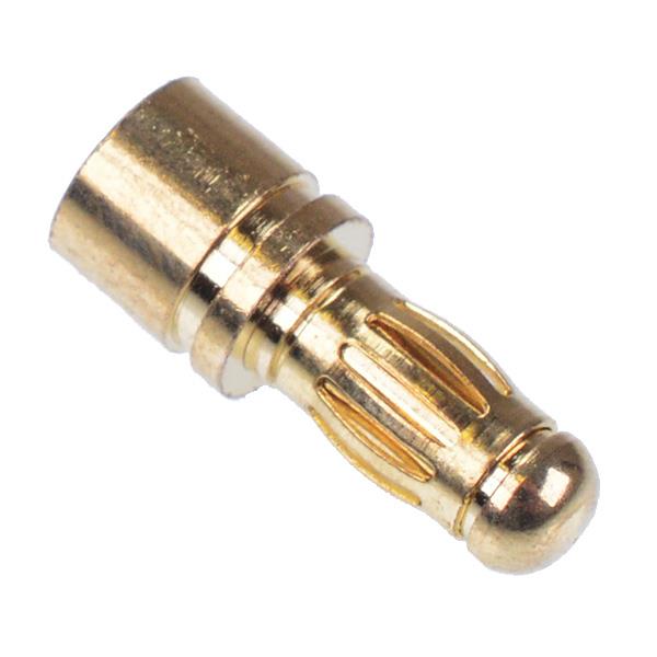 Male Plug 3.5mm Gold Banana Bullet Connector