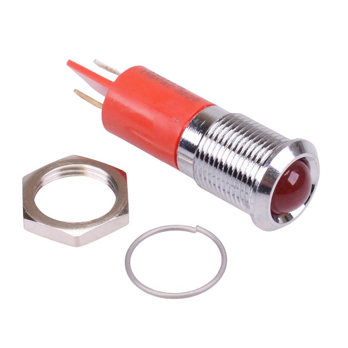 Q14P1CXXR110 Red Prominent 14mm 110VAC LED Panel Indicator APEM