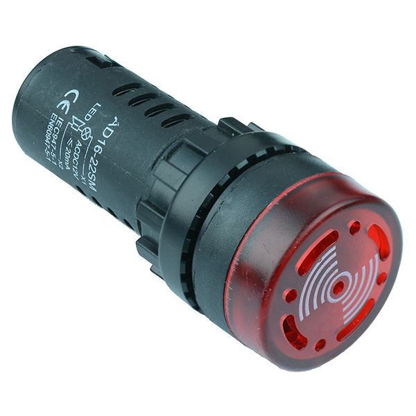 Red 22mm Buzzer Panel Indicator 220V