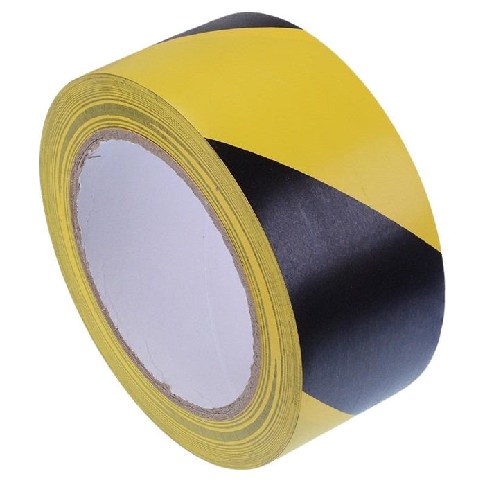 Black / Yellow Hazard Warning Tape 50mm x 33m