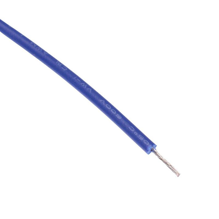 610m Blue UL1015 22AWG 17/0.16mm Tinned Copper Stranded Wire