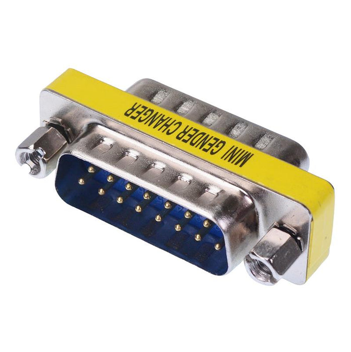 15 Way D Sub Male to Male Adapter Connector