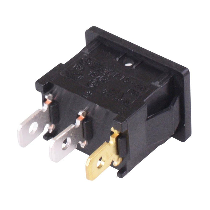 On-Off Red LED Rectangle Rocker Switch SPST 16A R13-66B4-02