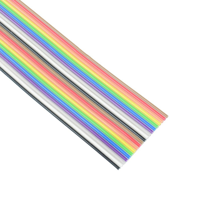 20-Way Coloured Ribbon Cable 28AWG (price per metre)