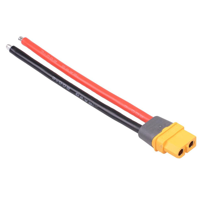 Prewired Female XT60H Connector with Cap 30A 10cm AMASS