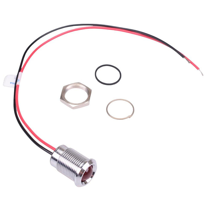 Q14P5CXXR28E Red Prominent 14mm 28VDC LED Panel Indicator IP67 APEM