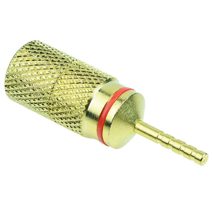 Gold Plated 2mm Red Speaker Pin Plug Connectors