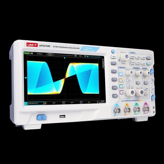 UPO2102E Digital Storage 2 Channel Analog Oscilloscope 100MHz Uni-T