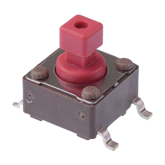 PHAP5-30VA2K3S2N3 APEM 7.3mm Height Square 6mm x 6mm Surface Mount Tactile Switch 260g Tube Packaging