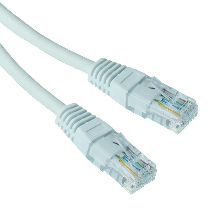 White 50cm RJ45 Ethernet Network Cable Lead