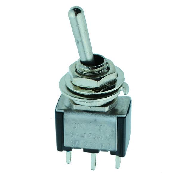 TA106A1 On-(On) Momentary Miniature Toggle Switch SPDT 3A