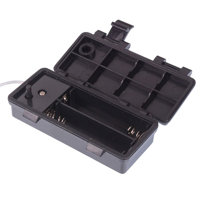 2 x AA Waterproof Enclosed Battery Holder with Switch