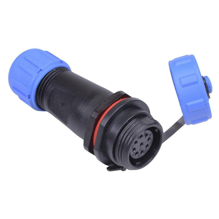 9 Pin Waterproof W13 Female Socket Cable Connector IP68