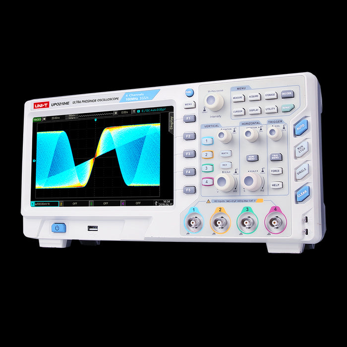 UPO2104E Digital Storage 4 Channel Analog Oscilloscope 100MHz Uni-T