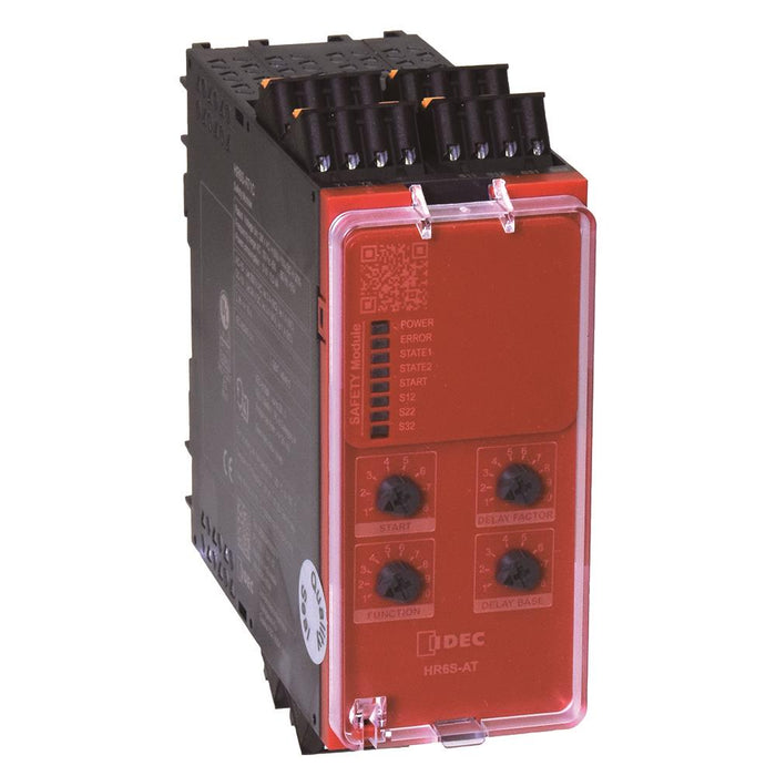 HR6S-AT1P Safety Relay Module DIN Rail 24VAC/DC IDEC