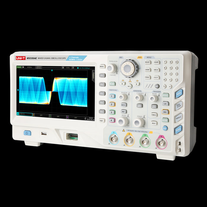 UPO3354E 4 Analog 16 Digital Channel Oscilloscope Touch Screen 350MHz Uni-T