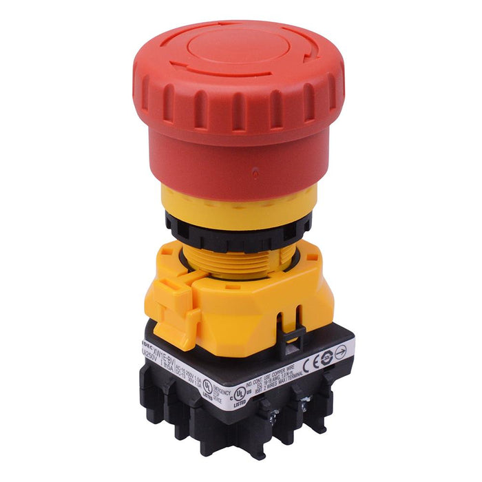 XW1E-BV411M-R 22mm Emergency Stop Switch 40mm Mushroom 1NO-1NC IDEC