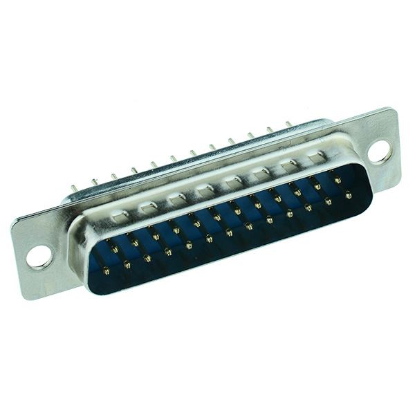 25-Way Male PCB D Plug Connector