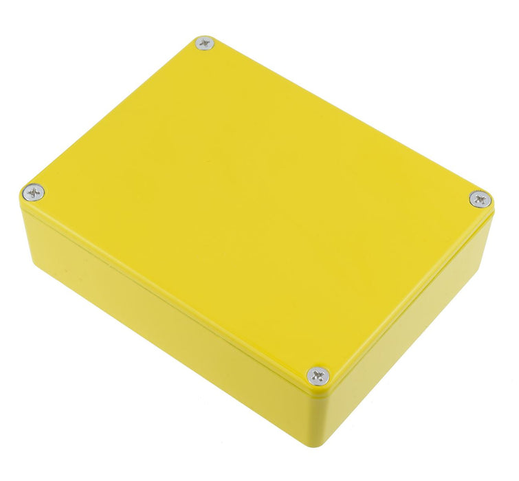 1590BBYL Hammond Yellow Diecast Enclosure Stompbox 119 x 94 x 34mm