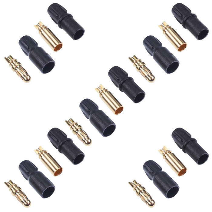 5 Pairs Male + Female SH3.5 Gold Plated Bullet Connector 20A Amass