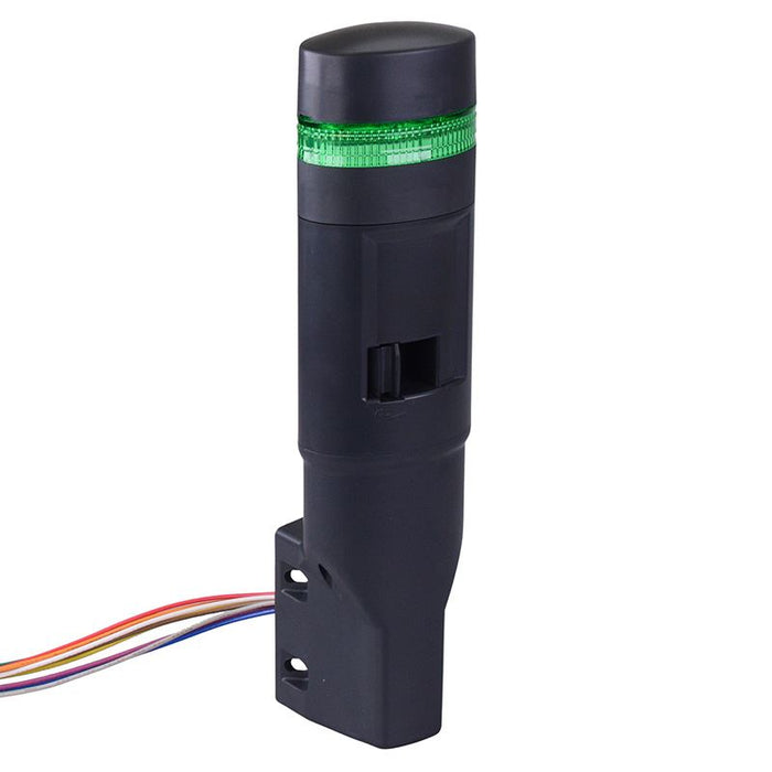 IDEC LD6A-1WZQB-G Green Stack Light LED Tower with Sounder & Flasher Wall Mount 24VAC/DC