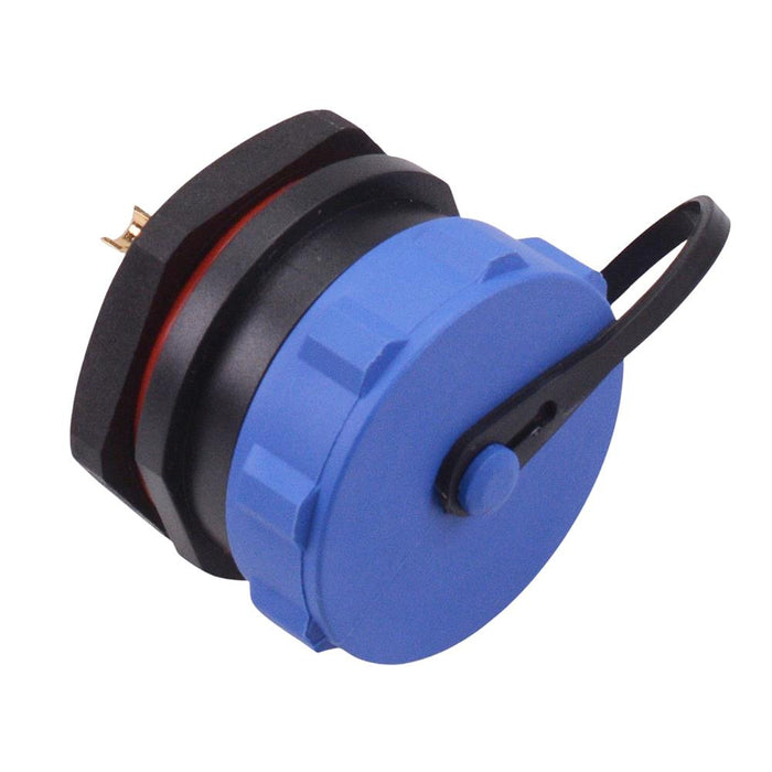 2 Pin Waterproof W21 Male Socket Panel Mount Connector IP68