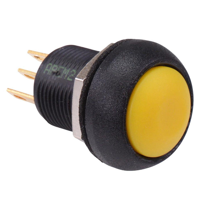 IMR7Z452 APEM Yellow Momentary 12mm Push Button Switch SPDT IP67
