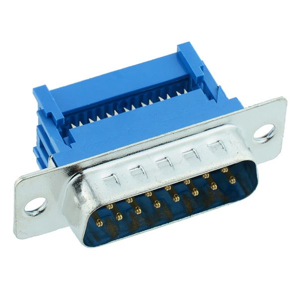 15-Way IDC Male D Plug Connector