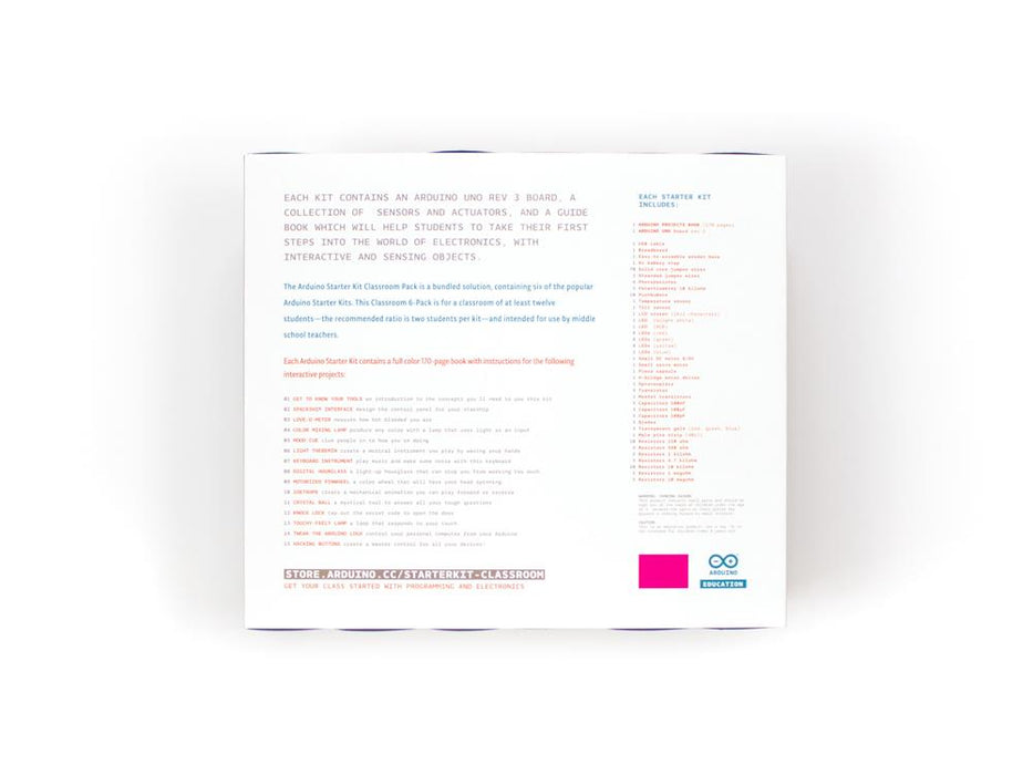 Arduino® Starter Kit Classroom Pack